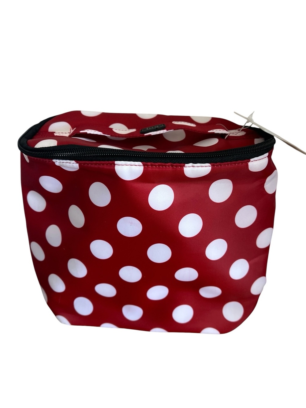 Lug | Dolly Red Polka Dot Red & White Plastic Lined Cosmetic Bag 
▪️P85